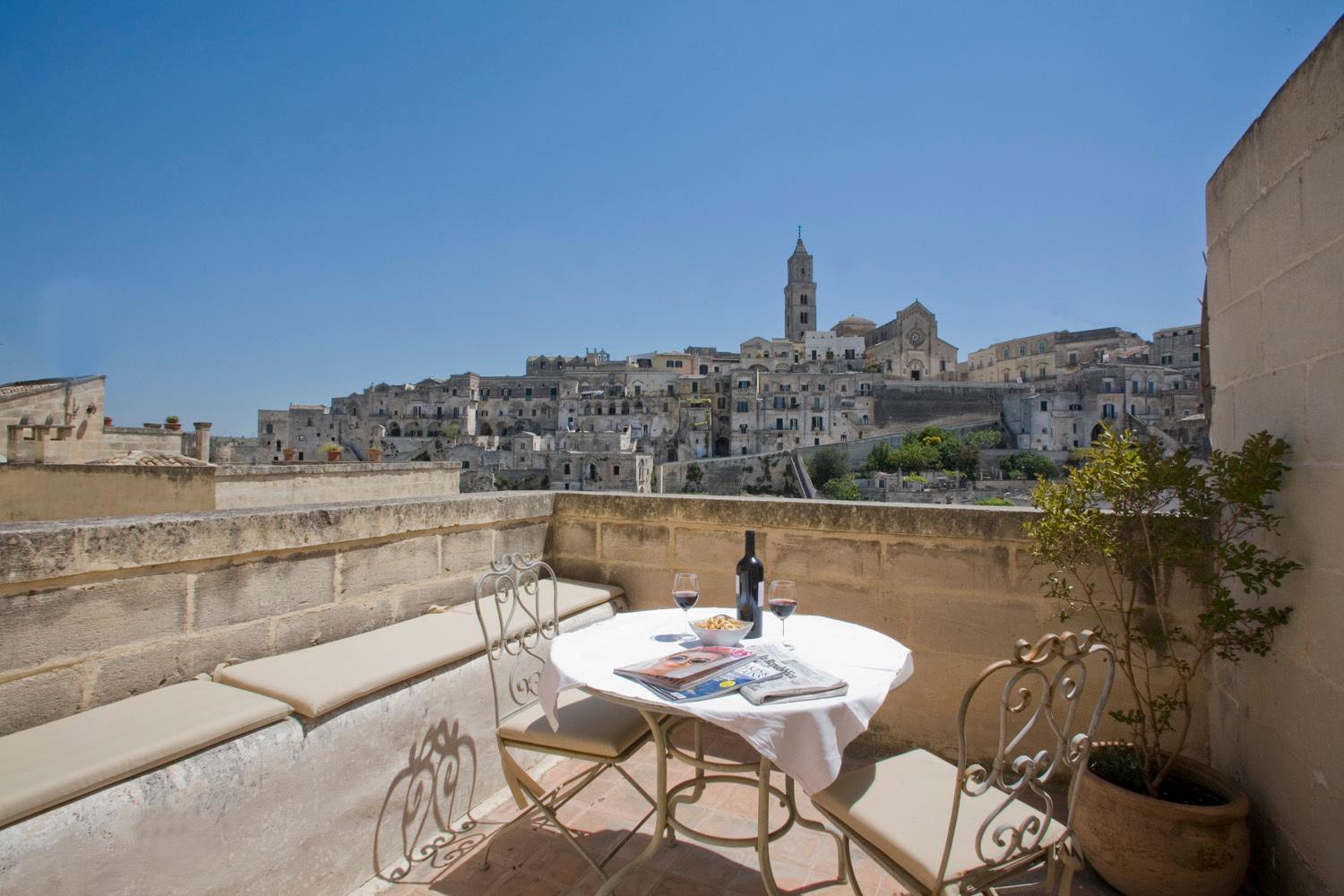 L'Hotel In Pietra Matera Bagian luar foto